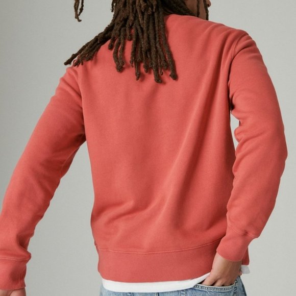 Size Medium Lucky Brand Unisex Coca-Cola Cotton Fleece Crew Neck Sweatshirt - Picture 2 of 6